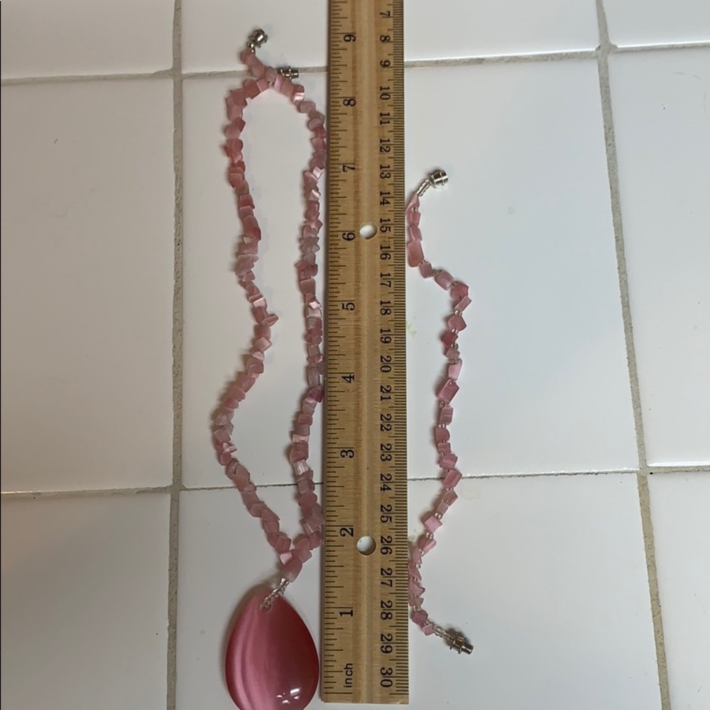 3piece set costume jewelry. Pink shells. - Picture 1 of 3